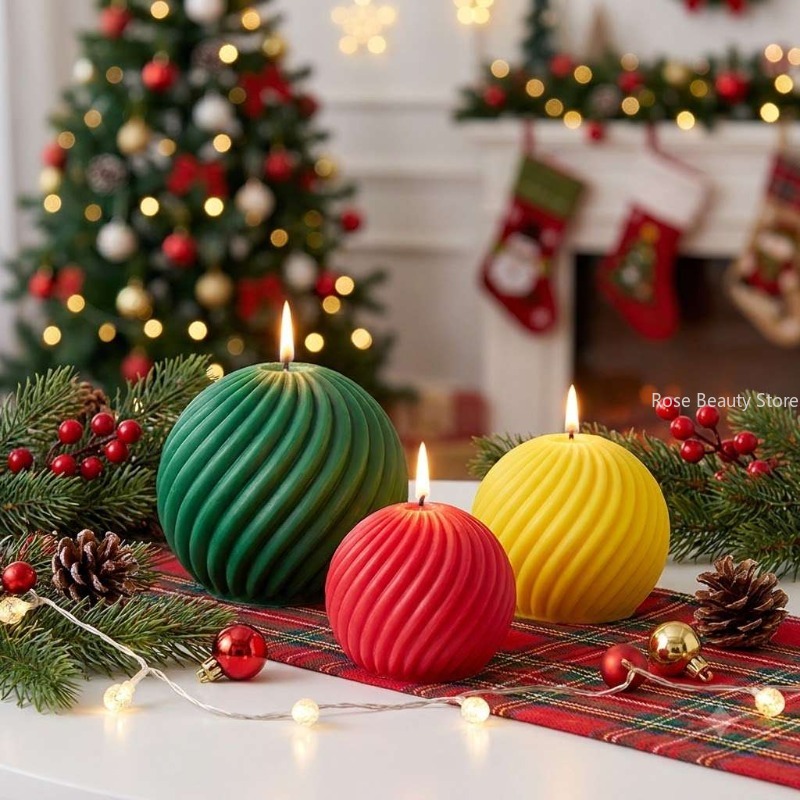 Ice Mold Sphere - Moule en silicone 3D pour bougie