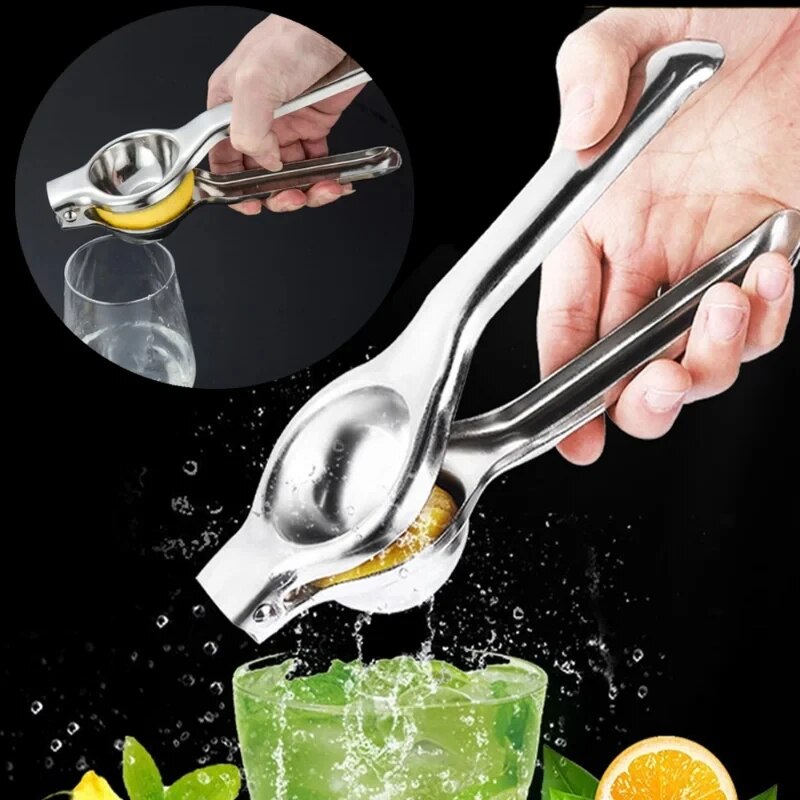 Citrus Juicer Bar - Presse-citrons en acier inoxydable, presse-agrumes manuel,