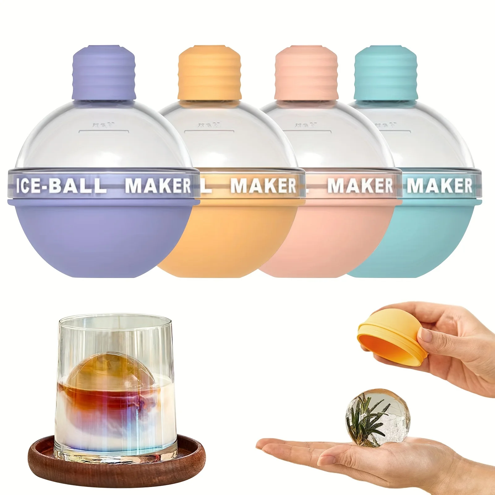 Lot de 4 moules à glace sphéri - Ice Mold Sphere avis et prix
